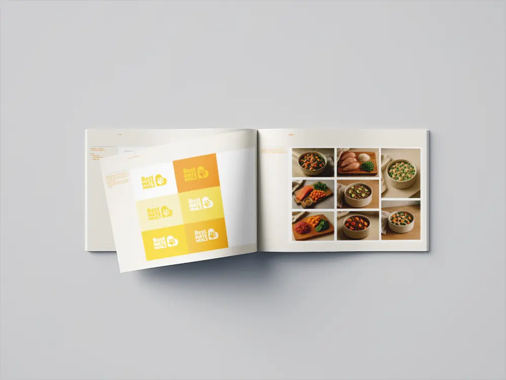 Brand identity design guide example